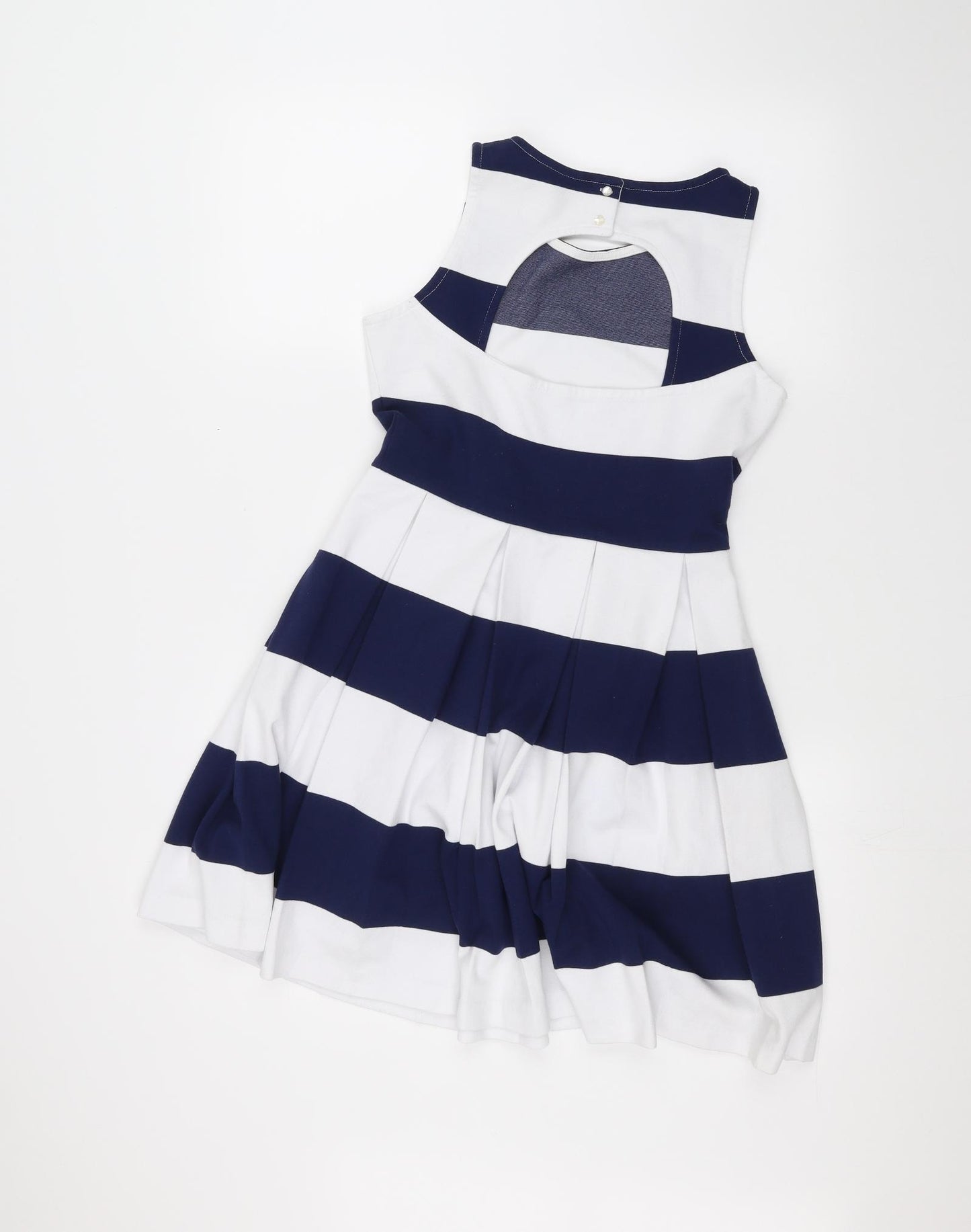 Polo Ralph Lauren Womens White Striped  A-Line  Size XL