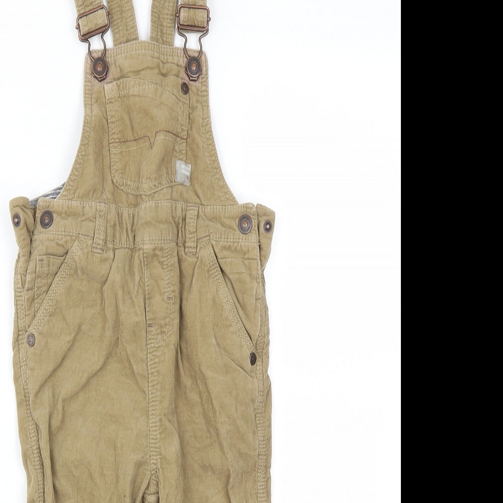 NEXT Boys Brown   Dungarees Trousers Size 2-3 Years