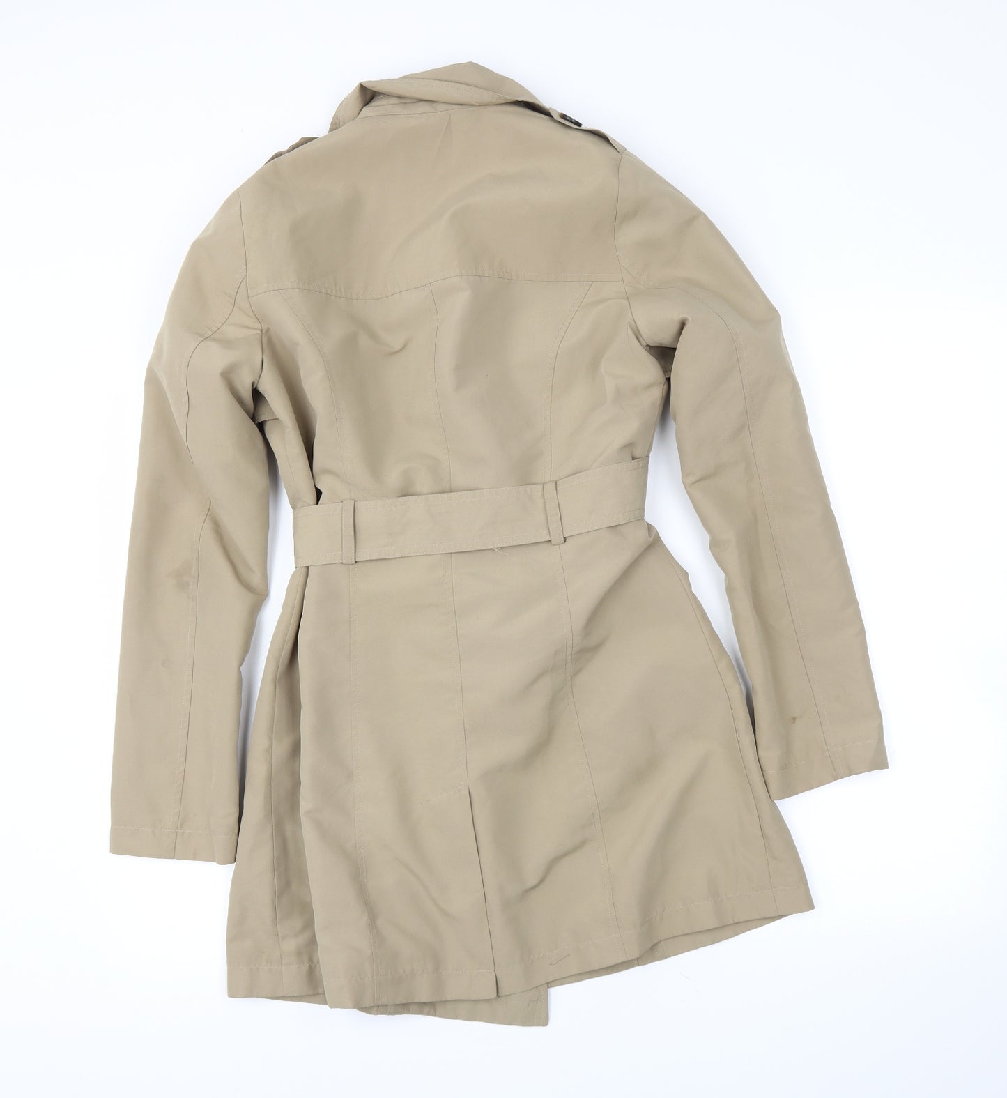 atosphere Womens Beige   Overcoat Coat Size 6