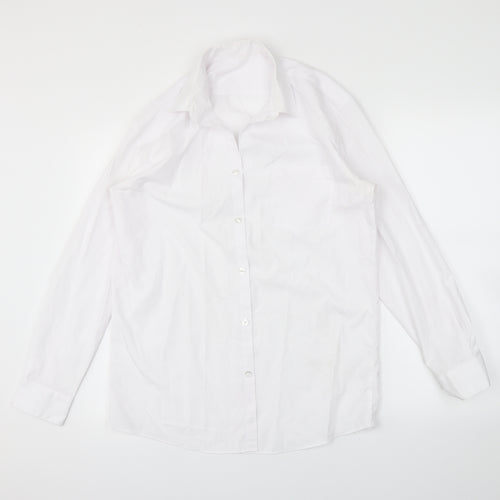 George Boys White   Basic Button-Up Size 15-16 Years