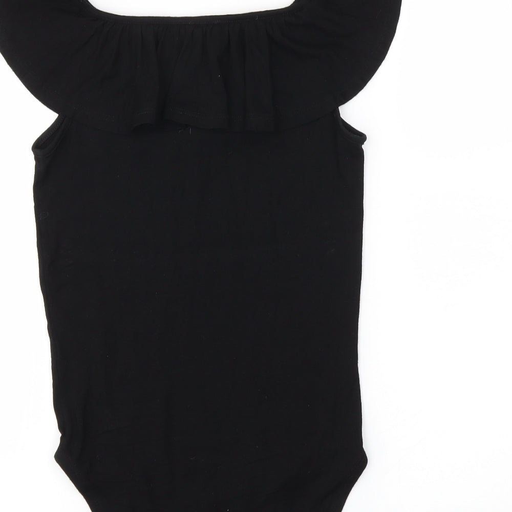 river islamd Girls Black   Bodysuit One-Piece Size 11-12 Years