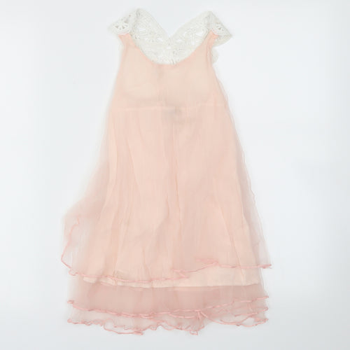 catpapa Girls Pink   Tutu Dress  Size 3-6 Months