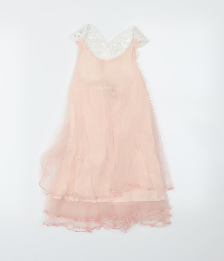 catpapa Girls Pink Tutu Dress Size 3-6 Months