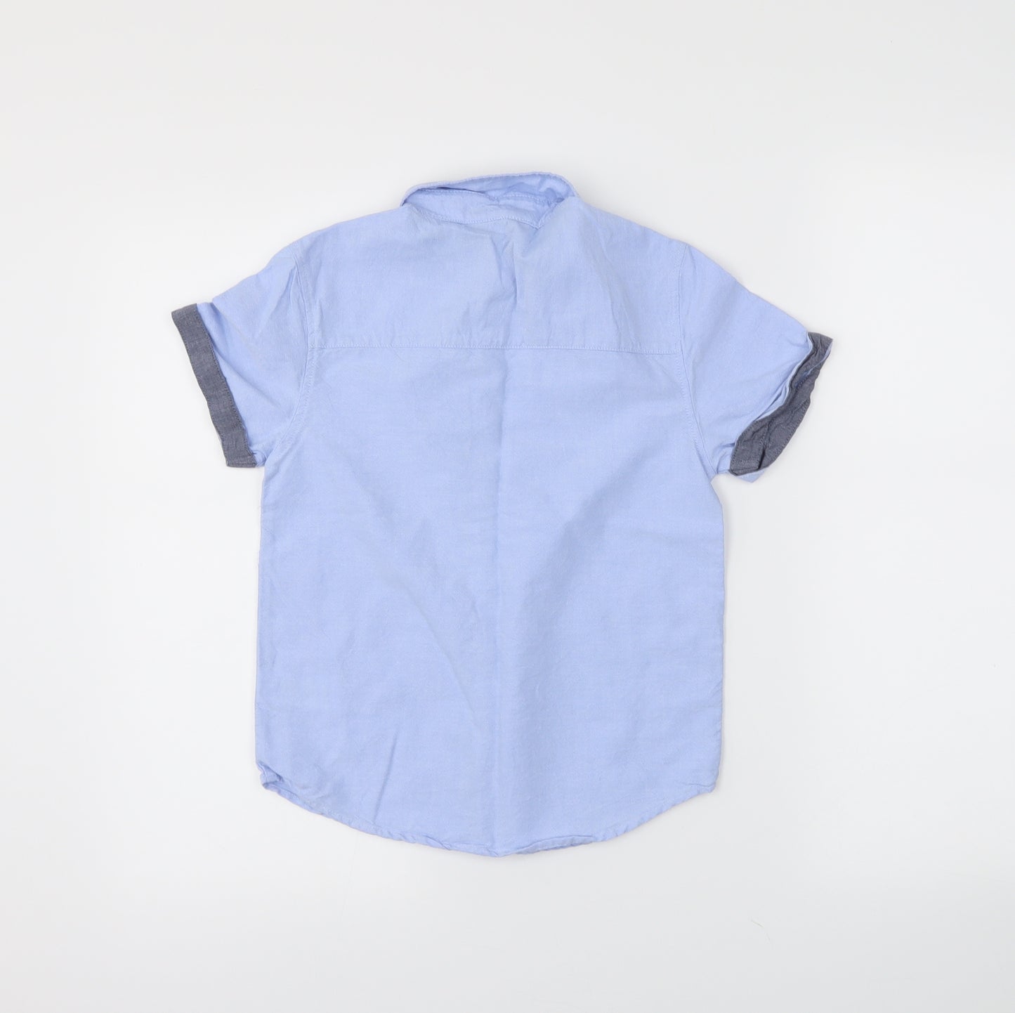 Primark Boys Blue   Basic Button-Up Size 8-9 Years