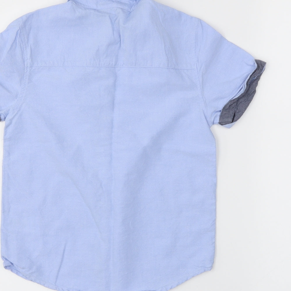 Primark Boys Blue   Basic Button-Up Size 8-9 Years