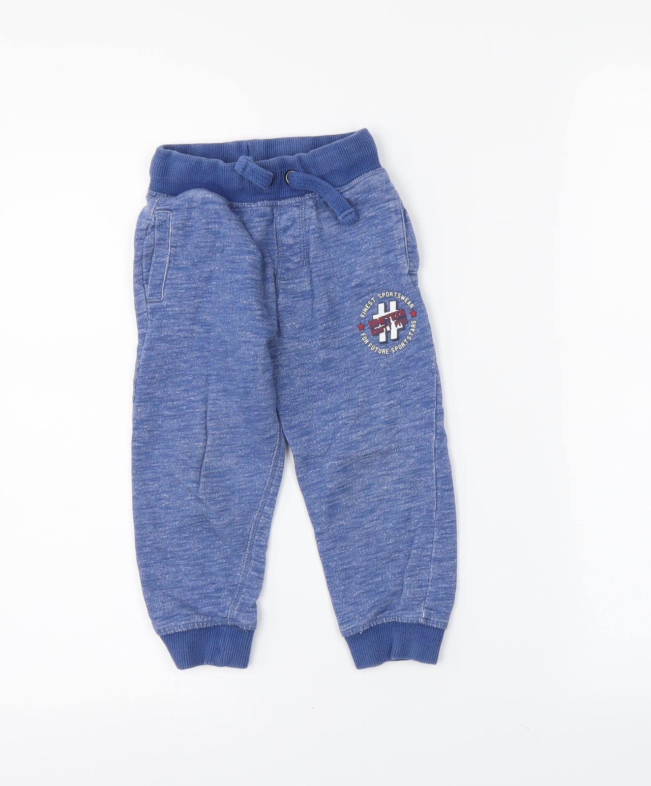 m Boys Blue   Jogger Trousers Size 2-3 Years
