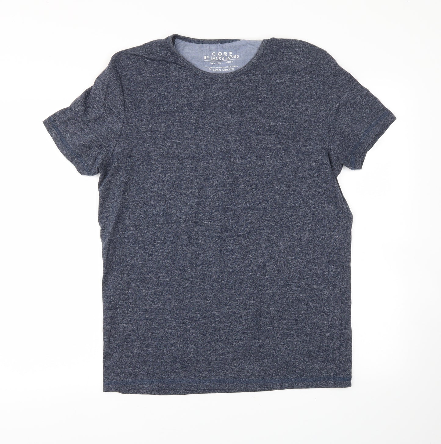 JACK & JONES Mens Blue    T-Shirt Size L