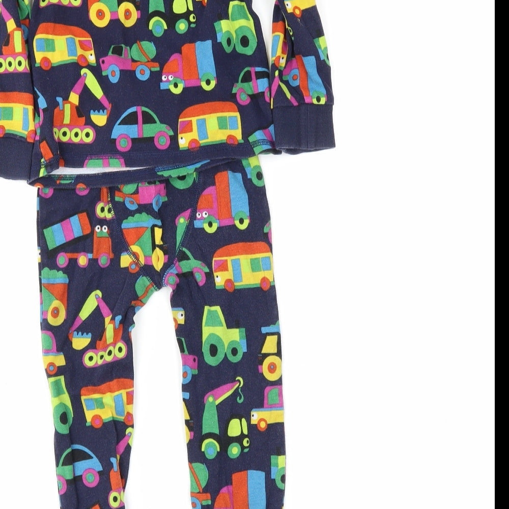 NEXT Boys Blue Solid   Pyjama Set Size 4-5 Years