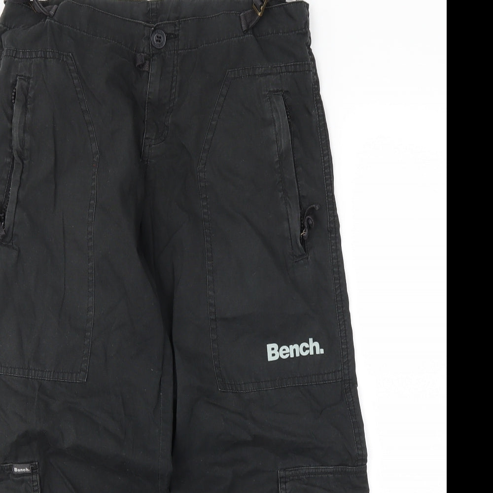 Bench Womens Black   Cargo Trousers Size 28 in L21 in