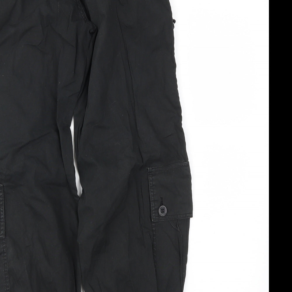 Bench Womens Black   Cargo Trousers Size 28 in L21 in