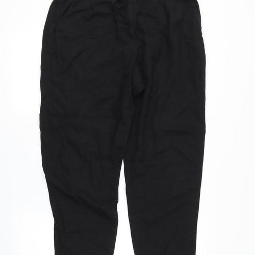NEXT Womens Black   Trousers  Size 16 L21 in