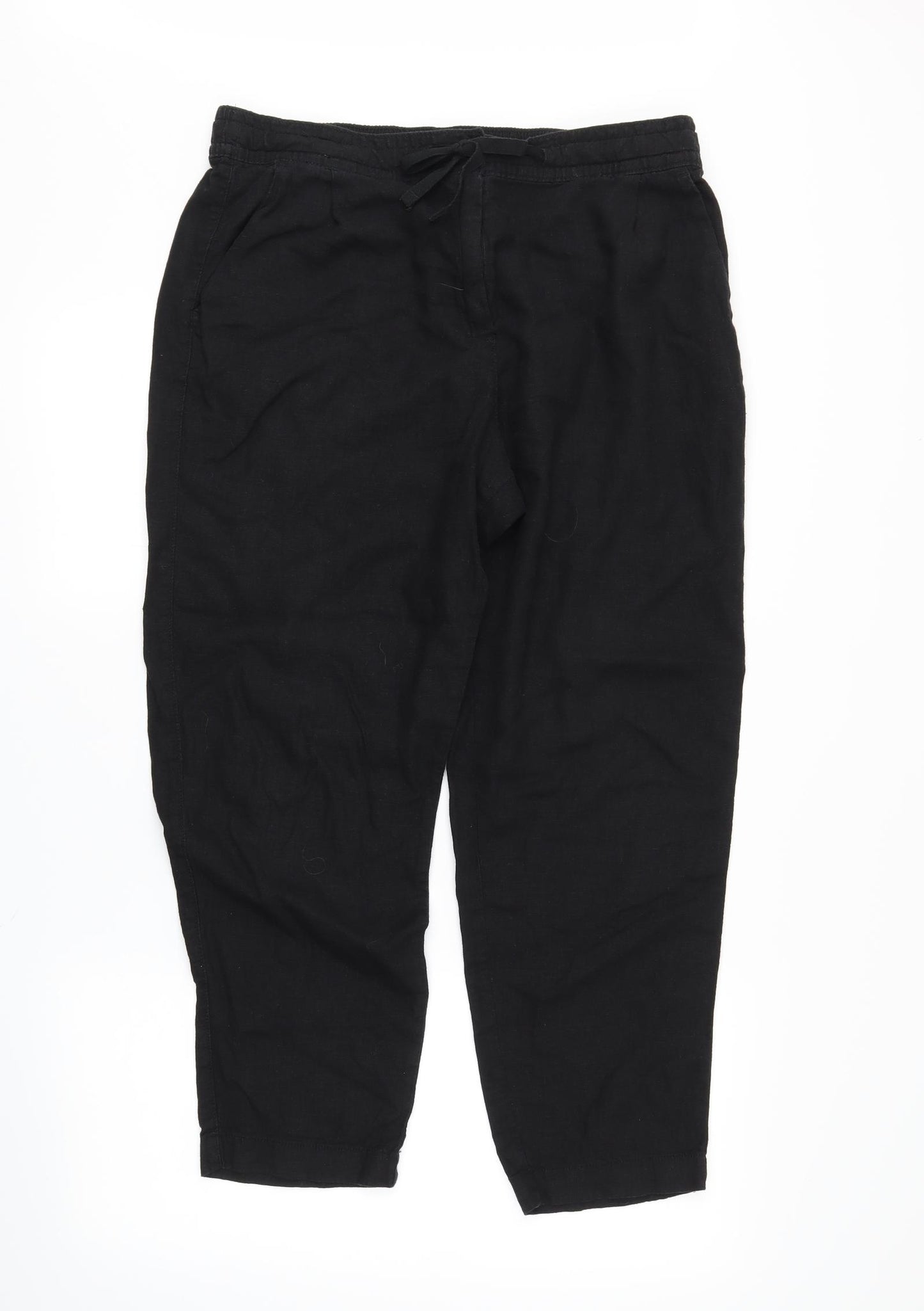 NEXT Womens Black   Trousers  Size 16 L25 in