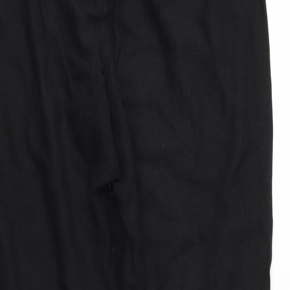 NEXT Womens Black   Trousers  Size 16 L25 in