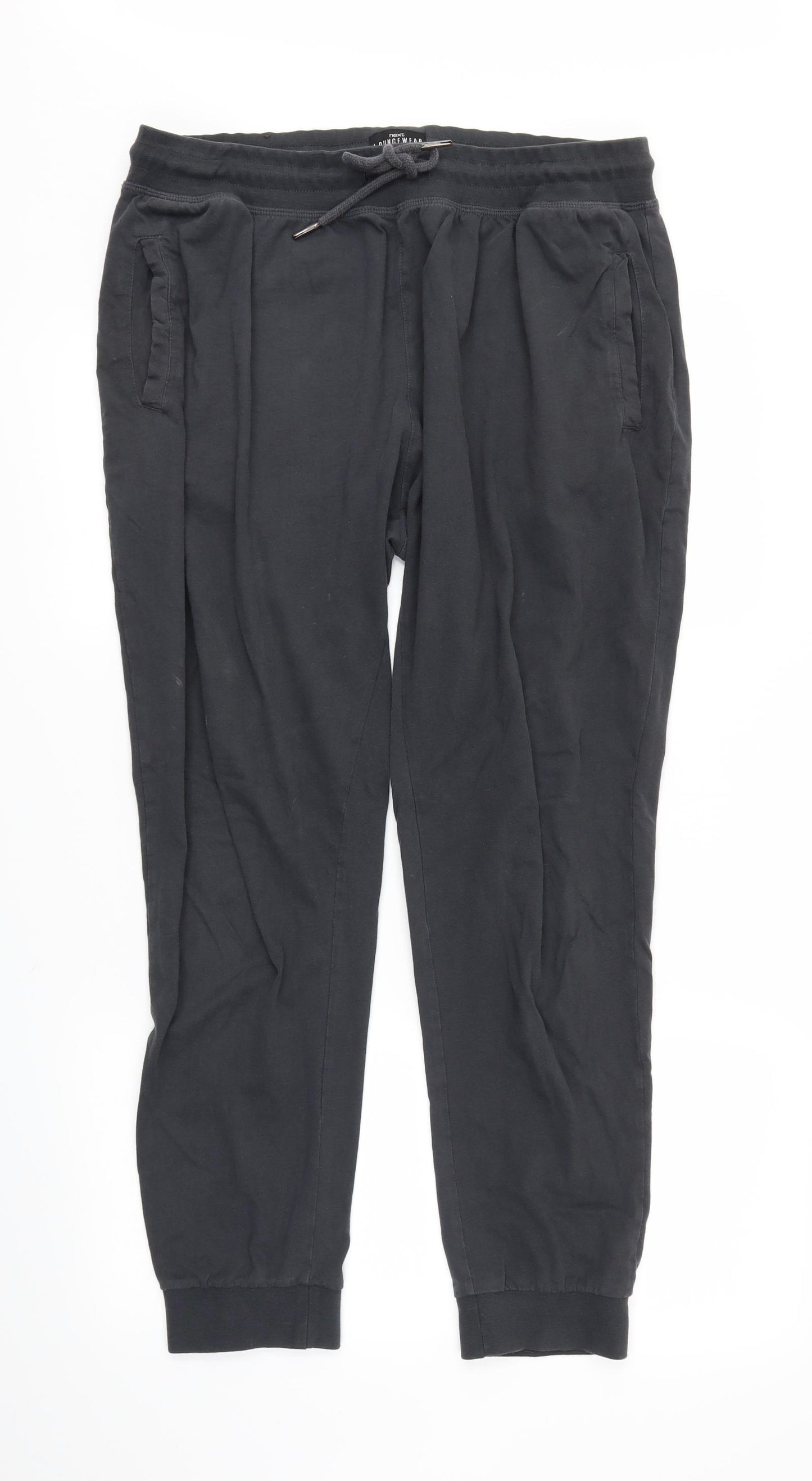 NEXT Womens Grey   Jogger Trousers Size XL L24 in