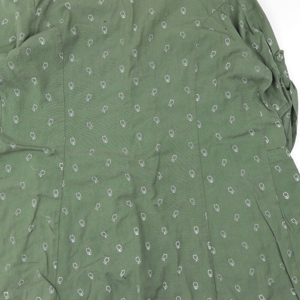 Alice Collins Womens Green   Basic Blouse Size 18