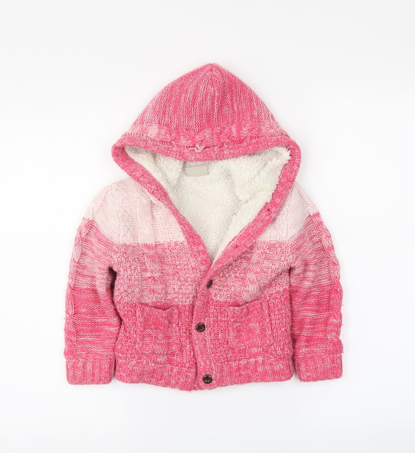 NEXT Girls Pink   Jacket Coatigan Size 2-3 Years