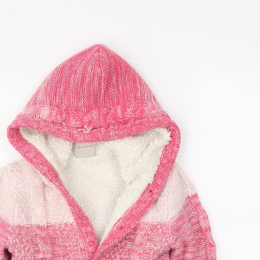 NEXT Girls Pink   Jacket Coatigan Size 2-3 Years