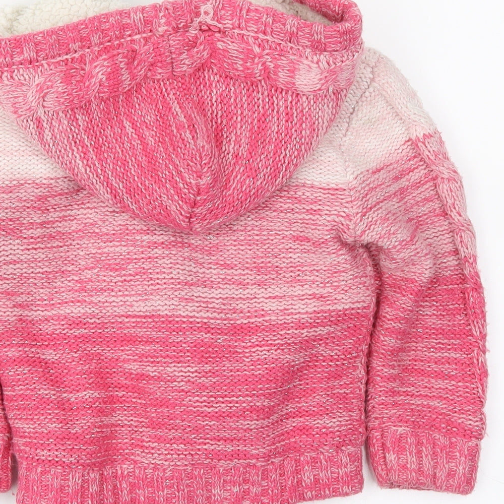 NEXT Girls Pink   Jacket Coatigan Size 2-3 Years