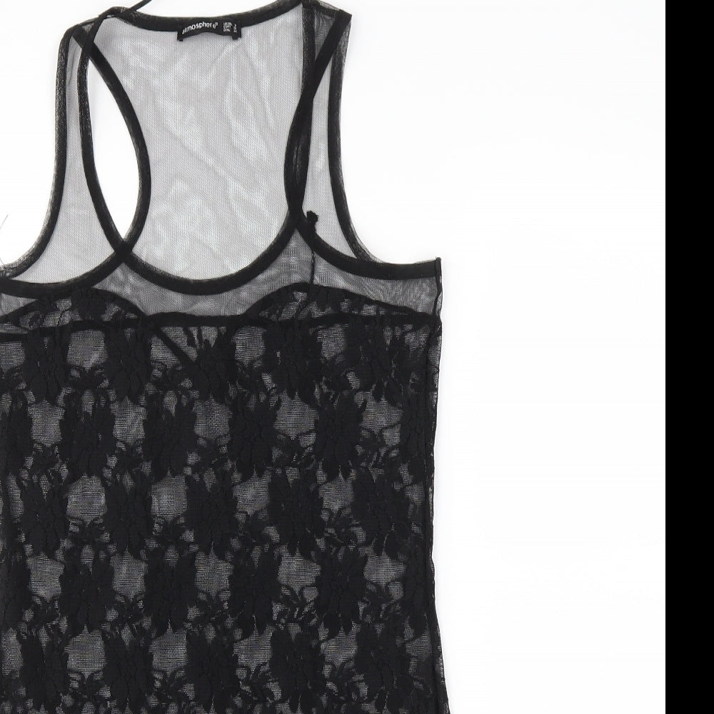 Atmosphere Womens Black   Basic Tank Size 8