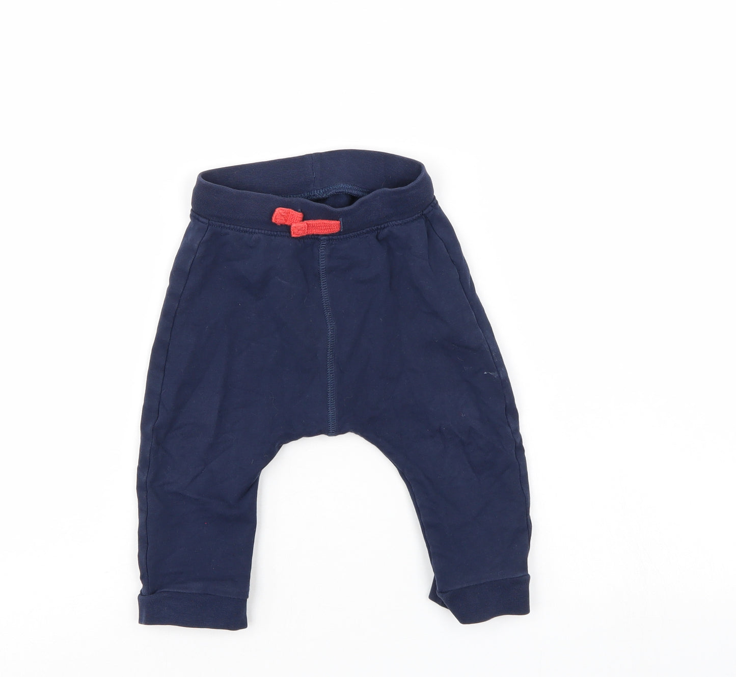 M&S Boys Blue   Sweatpants Leggings Size 9-12 Months