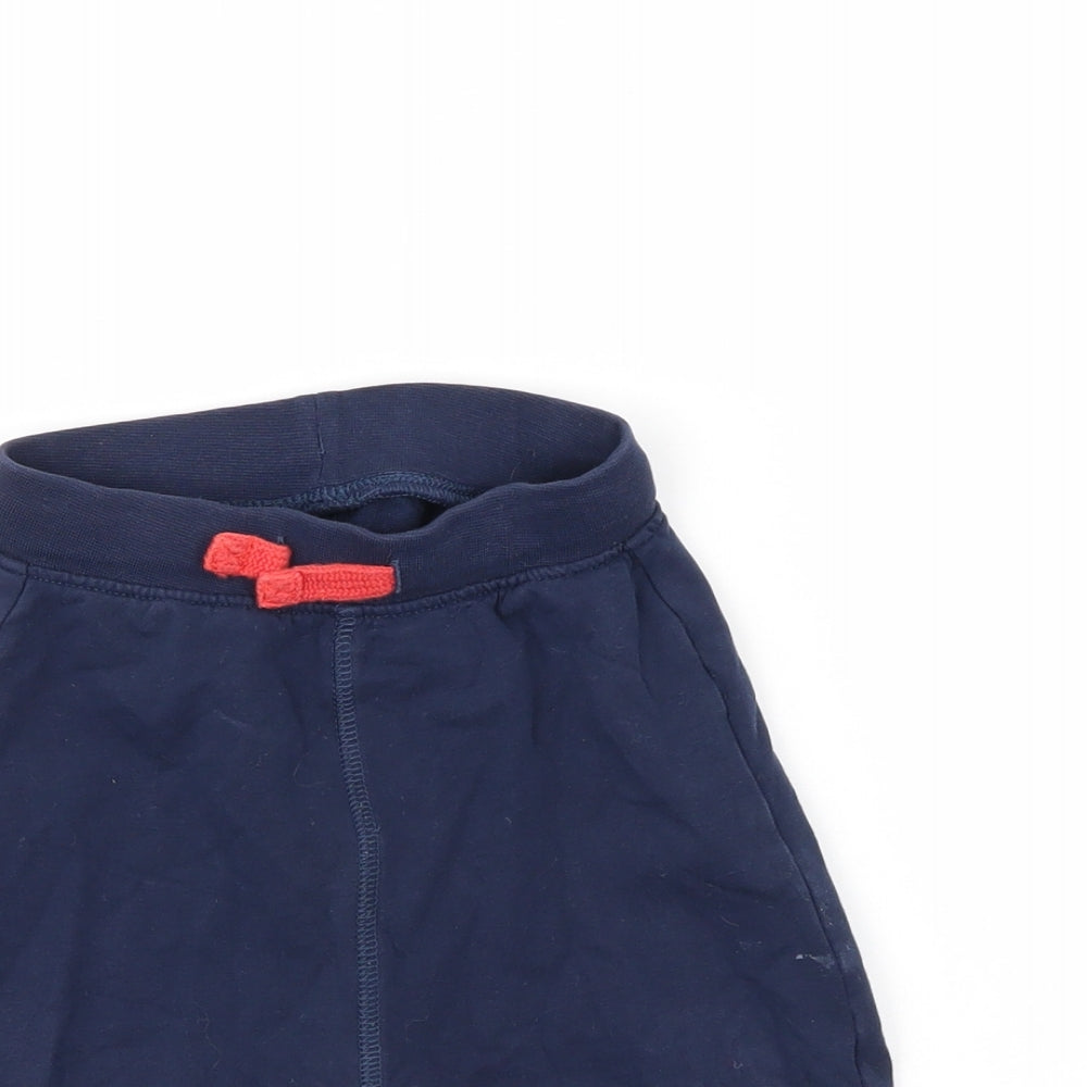 M&S Boys Blue   Sweatpants Leggings Size 9-12 Months