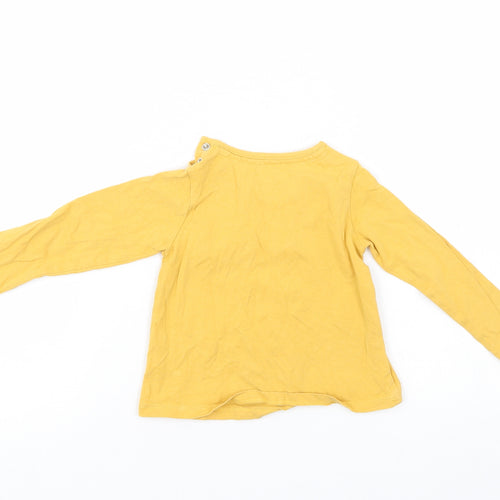 TU Girls Yellow   Pullover Casual Size 9-12 Months