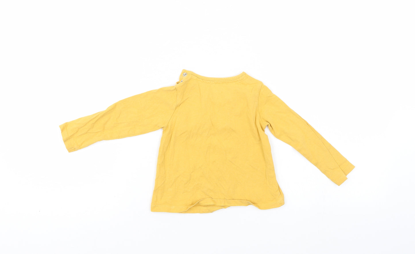 TU Girls Yellow   Pullover Casual Size 9-12 Months