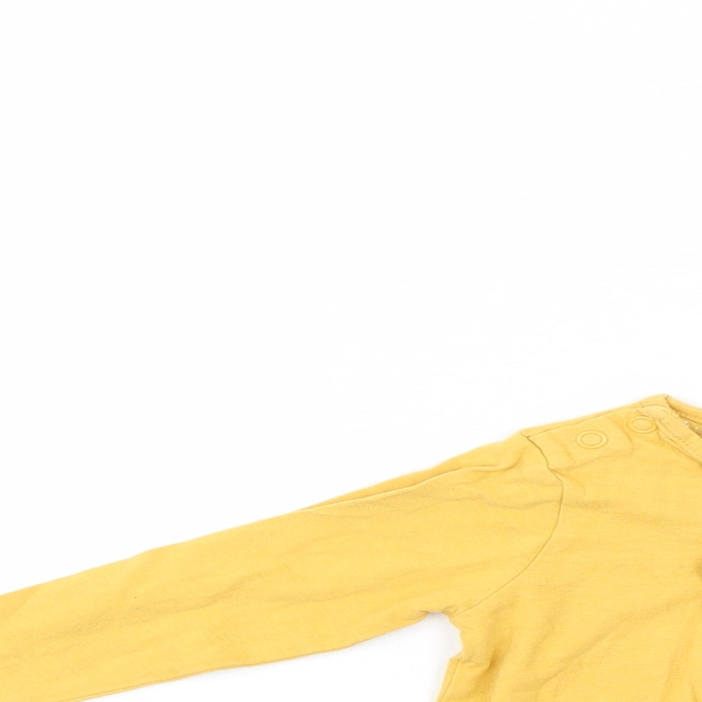 TU Girls Yellow   Pullover Casual Size 9-12 Months