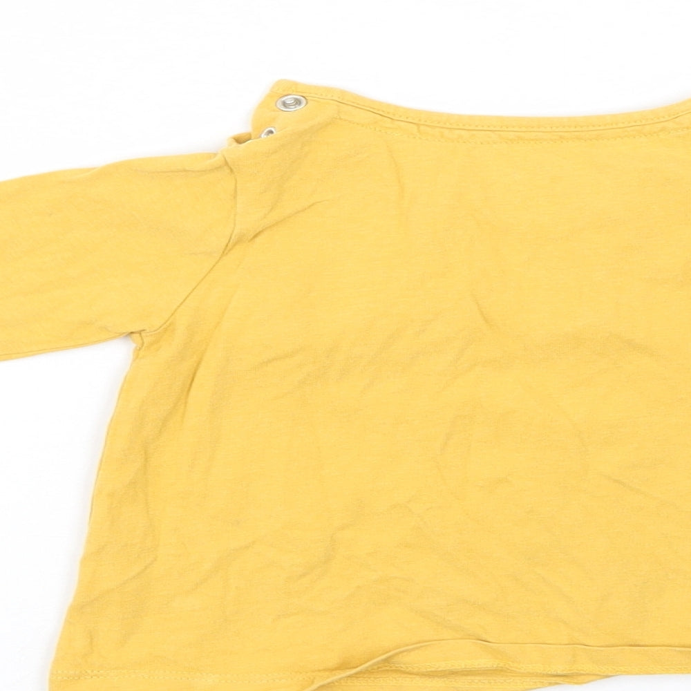 TU Girls Yellow   Pullover Casual Size 9-12 Months
