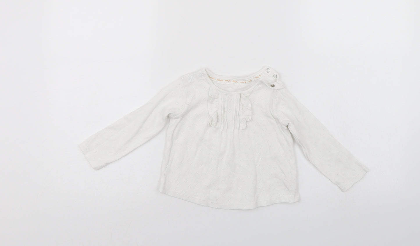 TU Girls White   Pullover Casual Size 9-10 Years