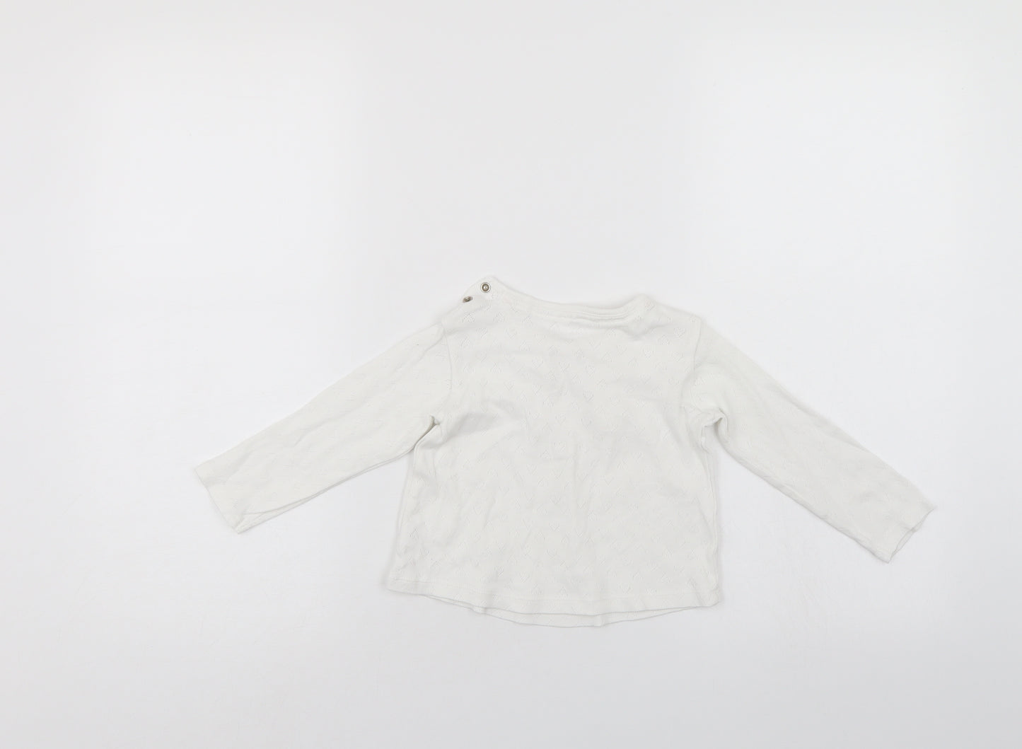 TU Girls White   Pullover Casual Size 9-10 Years