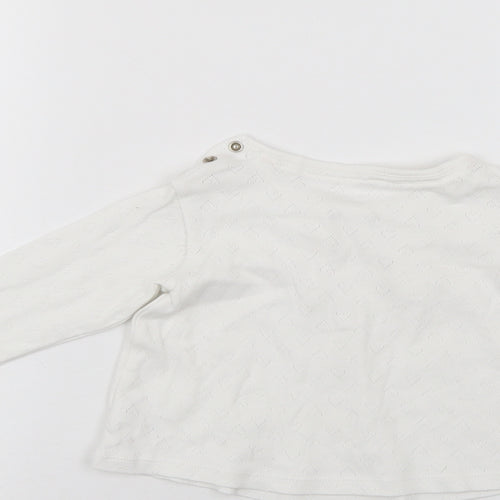 TU Girls White   Pullover Casual Size 9-10 Years