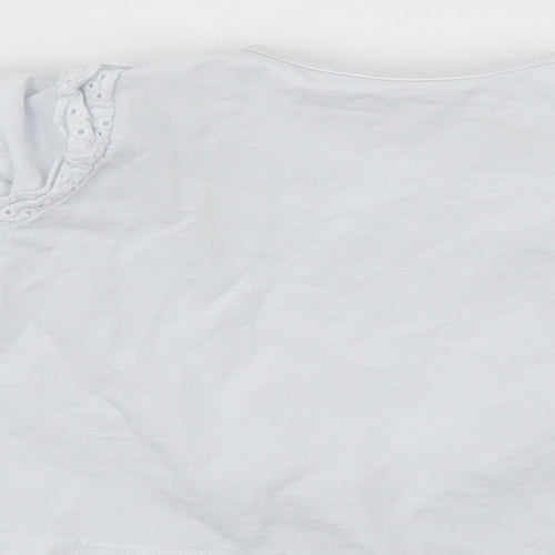 Preworn Baby Blue   Basic T-Shirt Size 3-6 Months