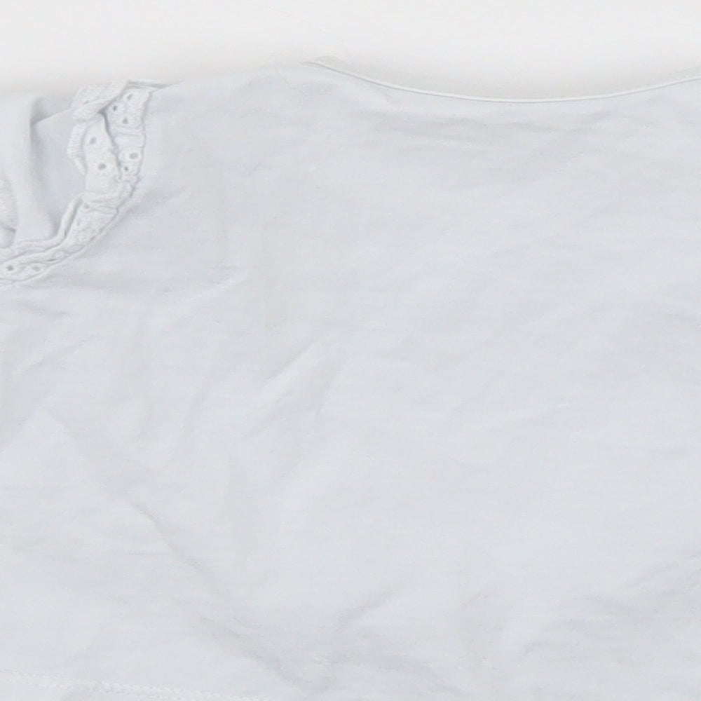 Preworn Baby Blue   Basic T-Shirt Size 3-6 Months