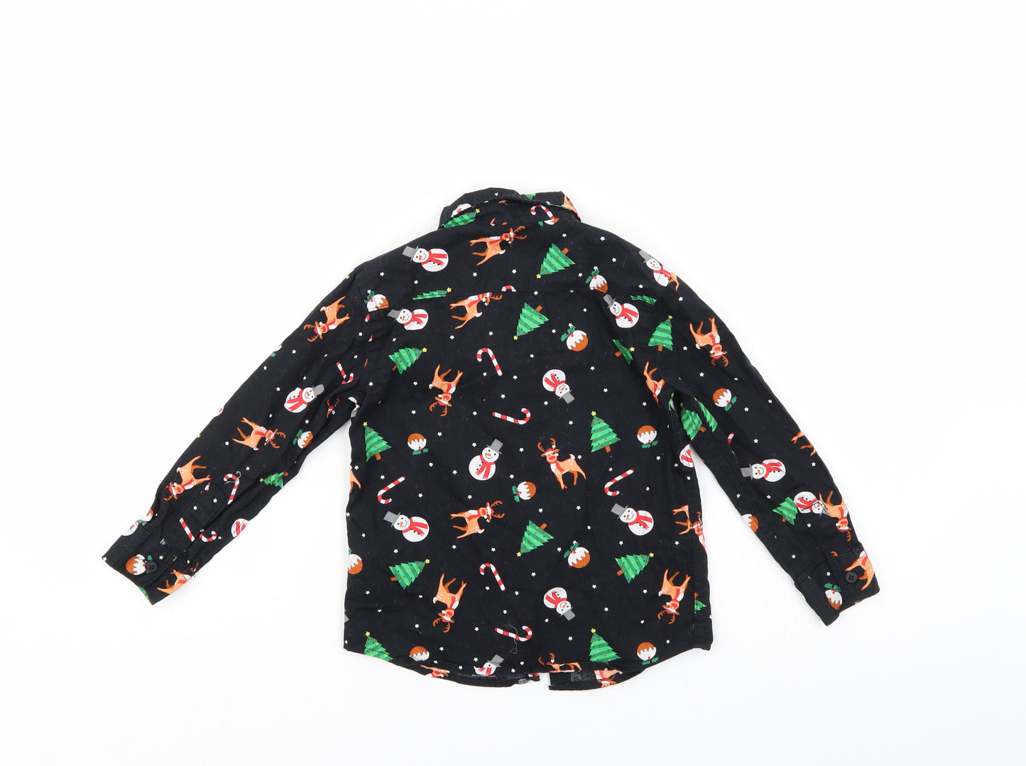 George Boys Black Animal Print  Basic Casual Size 3-4 Years  - Christmas