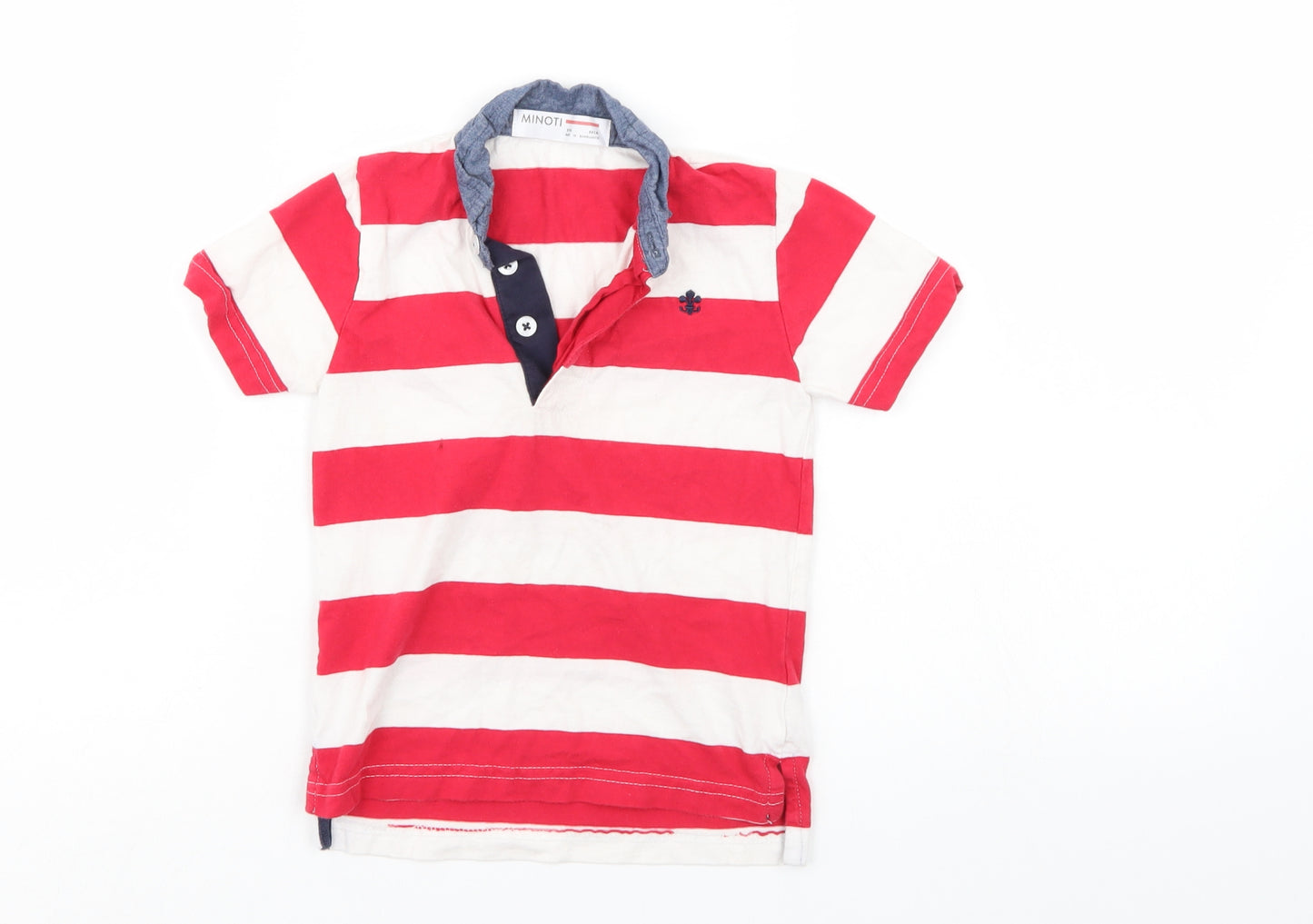 Minoti Boys Multicoloured Striped  Basic Polo Size 3 Years