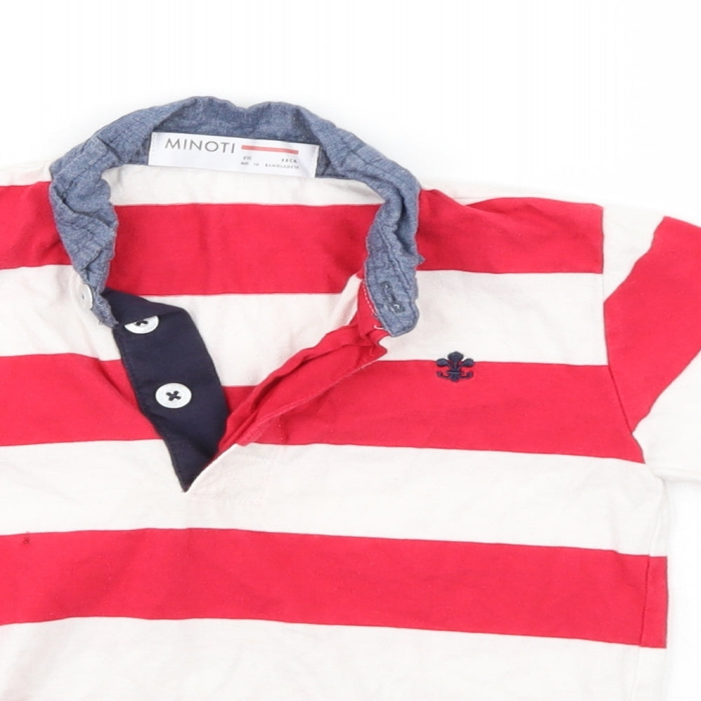 Minoti Boys Multicoloured Striped  Basic Polo Size 3 Years