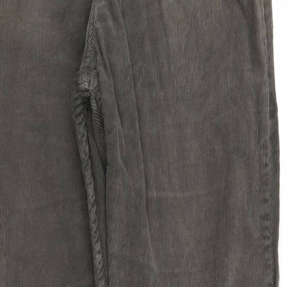 M&S Mens Green  Corduroy Straight Jeans Size 32 L29 in