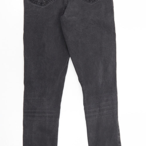Top Shop Mens Black  Denim Skinny Jeans Size 26 L30 in