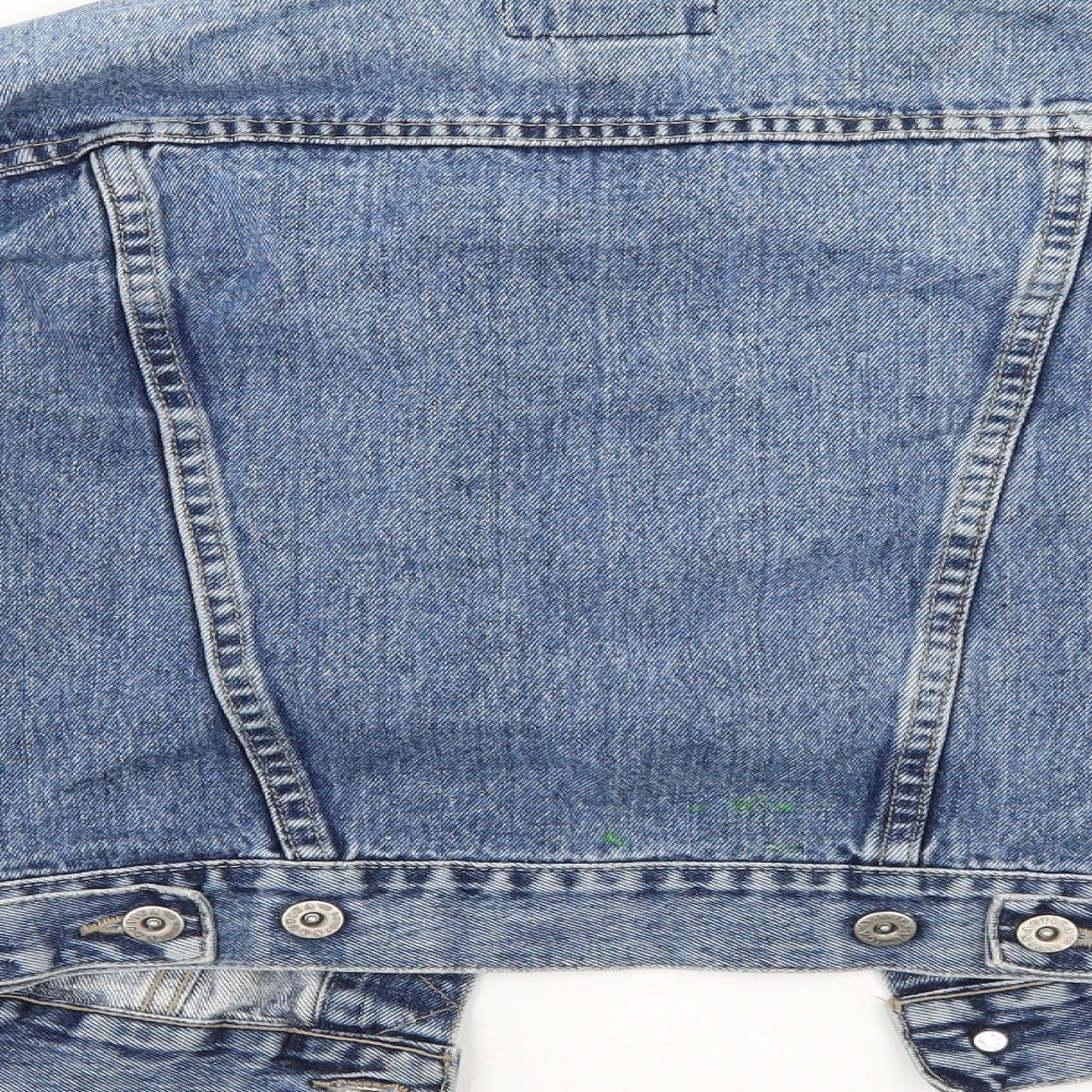 Nautica Womens Blue  Denim Jacket  Size S