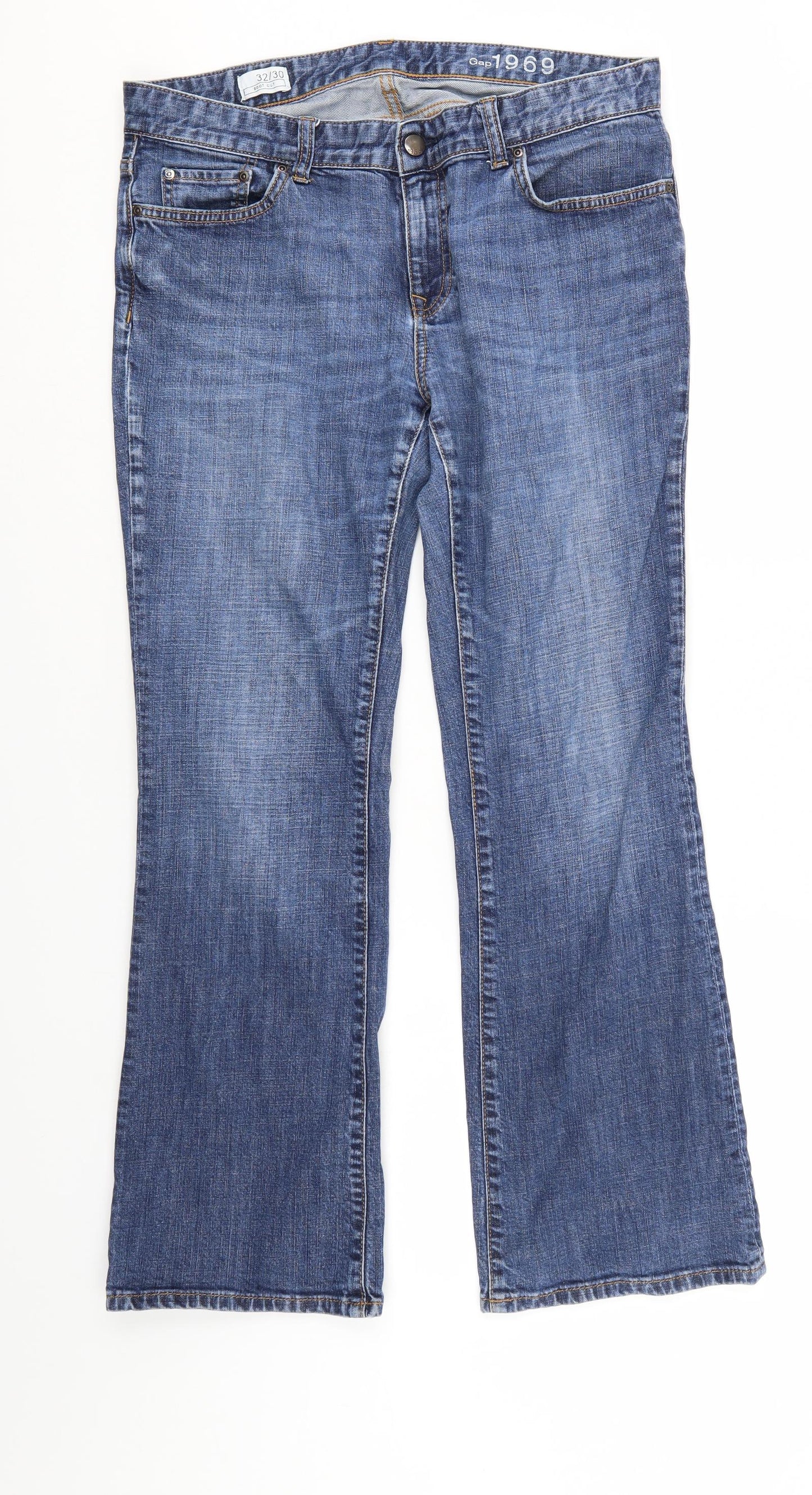 Gap Mens Blue  Denim Bootcut Jeans Size 32 L30 in