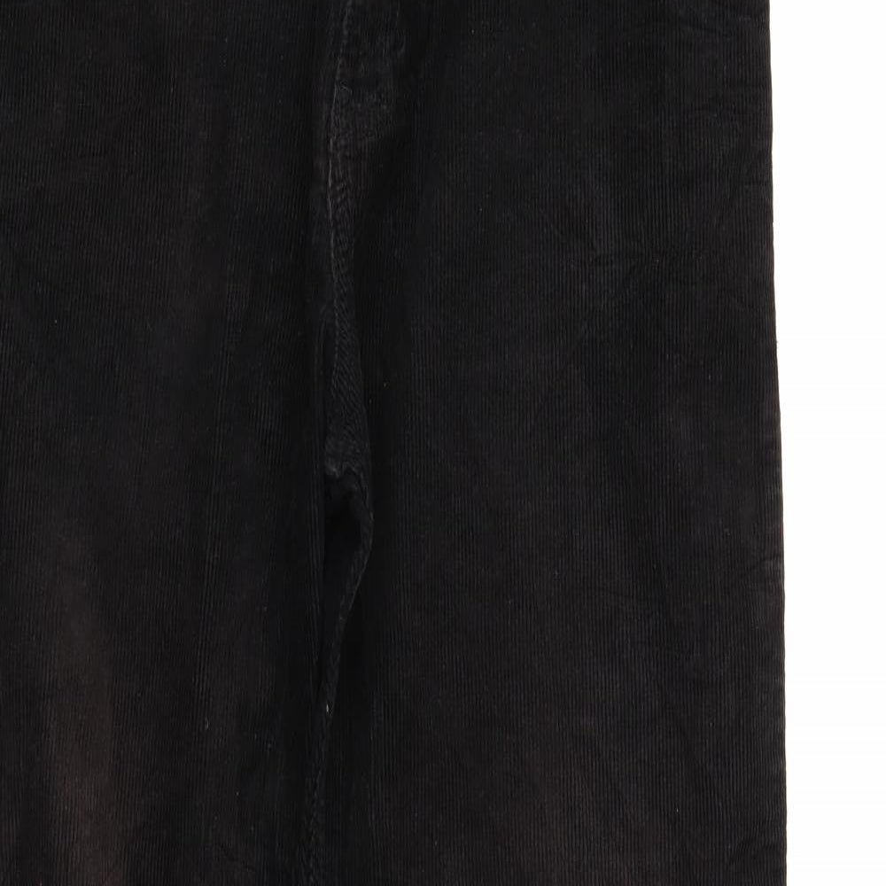 Blue Harbour Mens Black  Corduroy Trousers  Size 32 L31 in