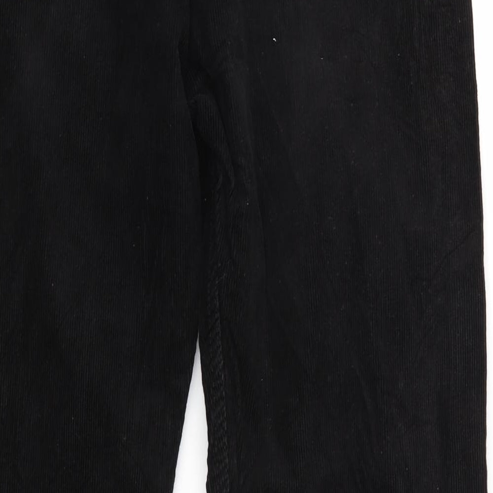 Blue Harbour Mens Black  Corduroy Trousers  Size 32 L31 in
