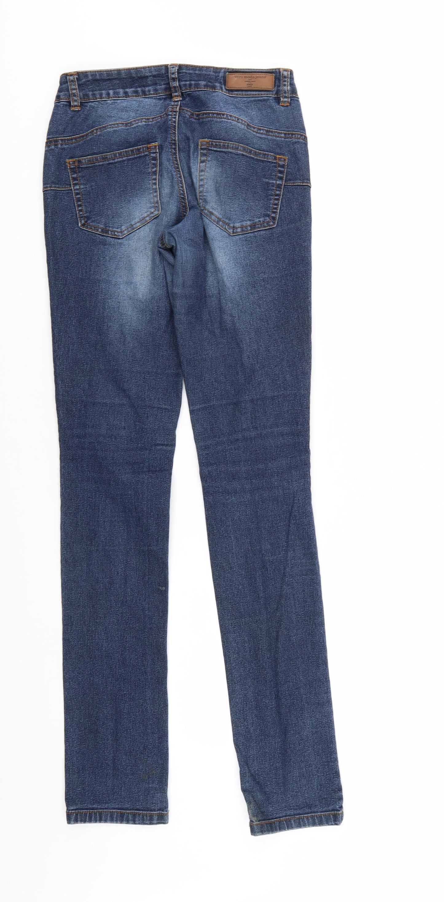 VERO MODA Mens Blue  Denim Straight Jeans Size 26 L34 in