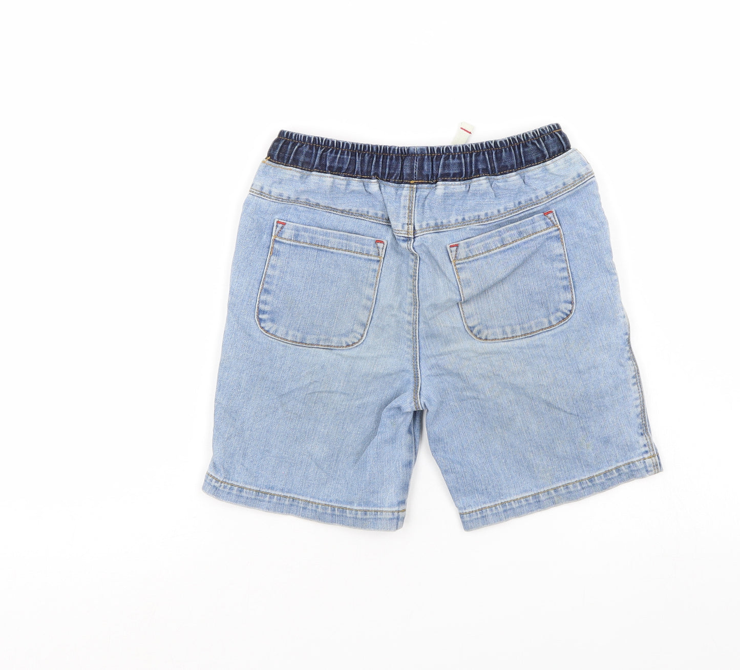 Boden Boys Blue  Denim Chino Shorts Size 8 Years