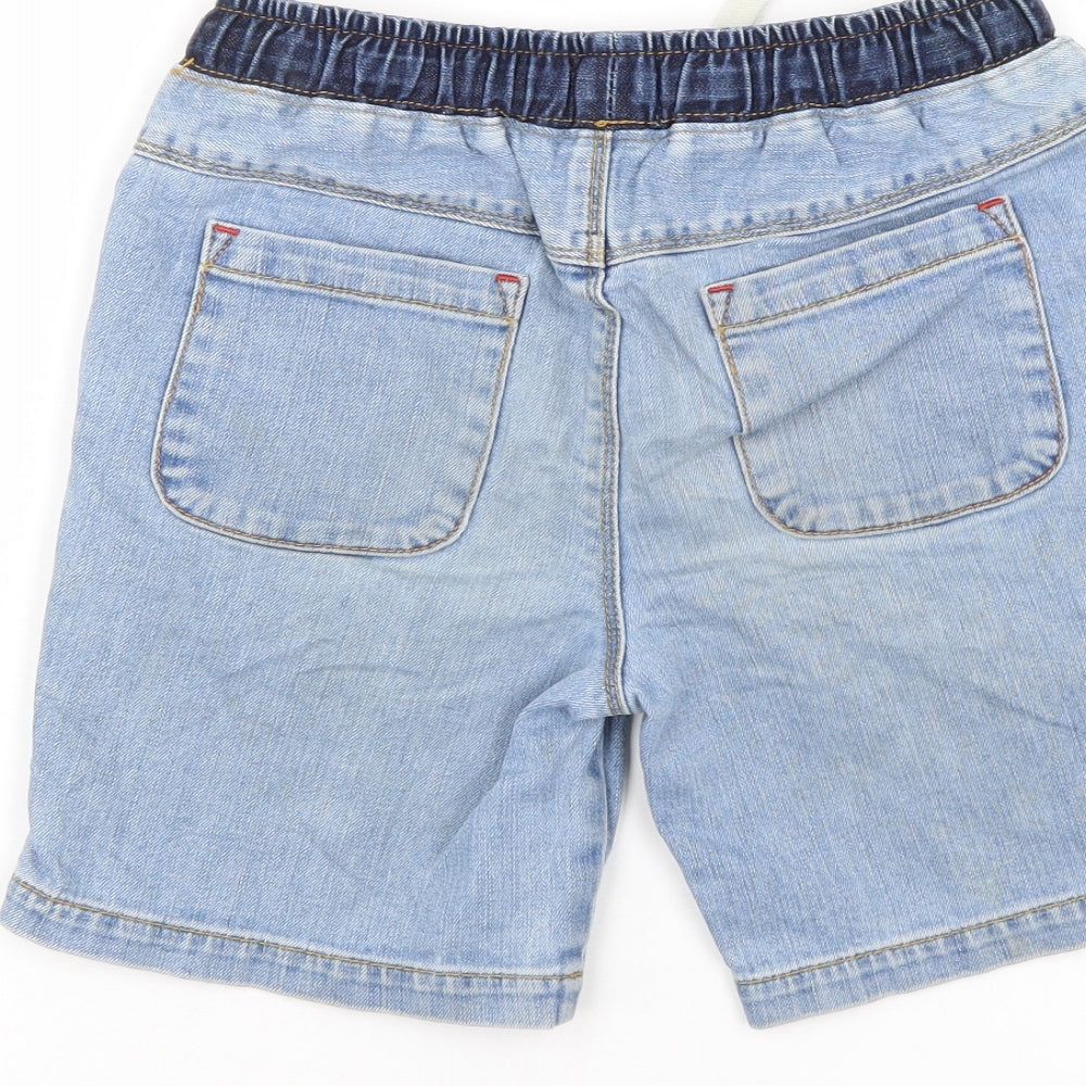Boden Boys Blue  Denim Chino Shorts Size 8 Years