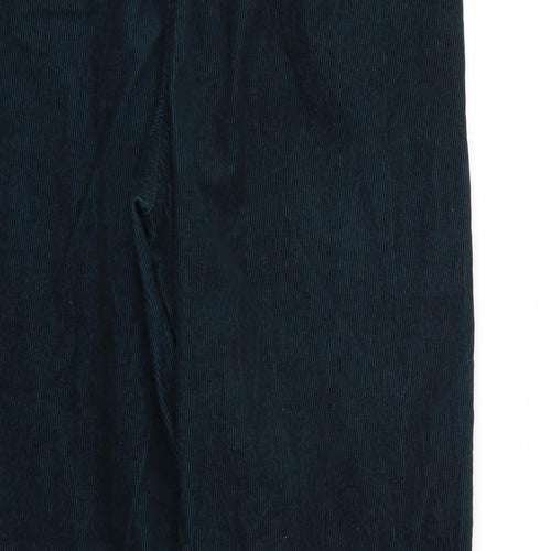 Preworn Womens Green  Corduroy Sweatpants Trousers Size 28 in L26 in