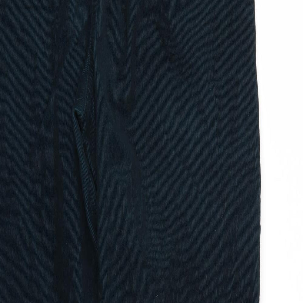Preworn Womens Green  Corduroy Sweatpants Trousers Size 28 in L26 in