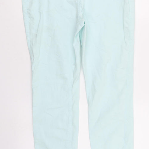 Preworn Womens Blue  Denim Skinny Jeans Size 30 in L28 in - Very pale Blue