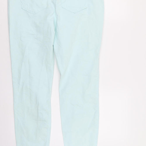 Preworn Womens Blue  Denim Skinny Jeans Size 30 in L28 in - Very pale Blue